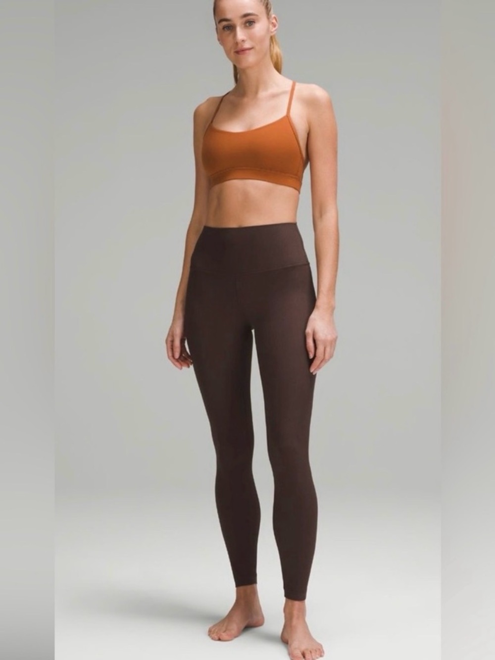 Lululemon Align Leggings - Ribbed, espresso, 25”